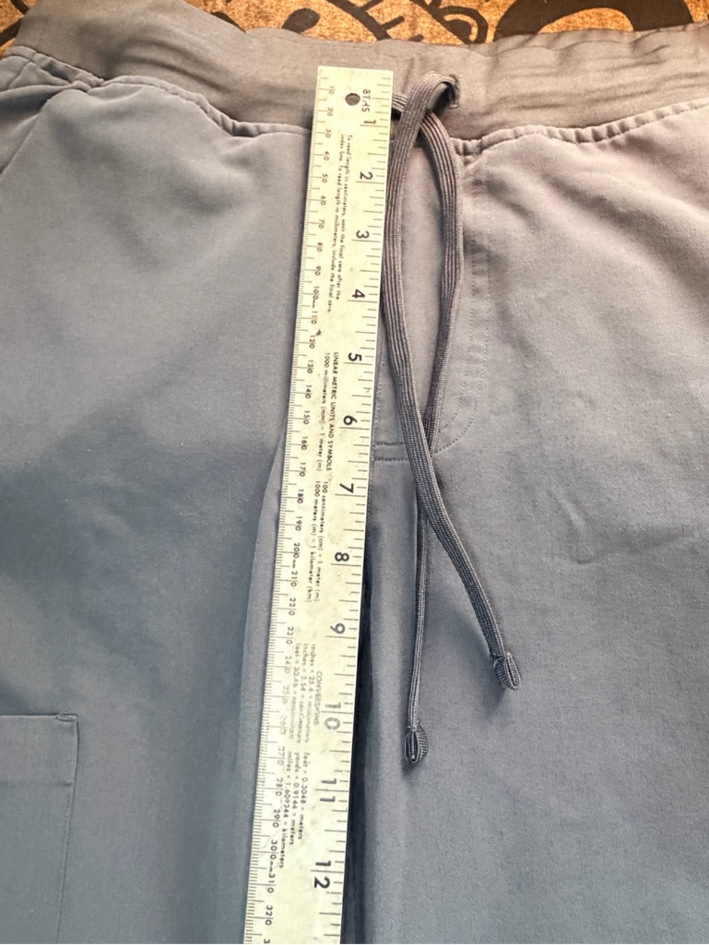 Mandala Scrub Pants Women’s Jogger Cargo Pocket Gray Size S - Picture 8 of 11